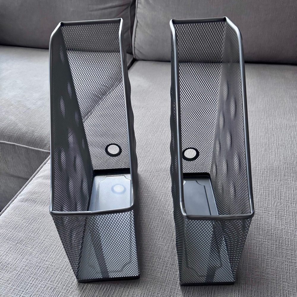 IKEA steel magazine file set of 2 - Picture 4 of 5